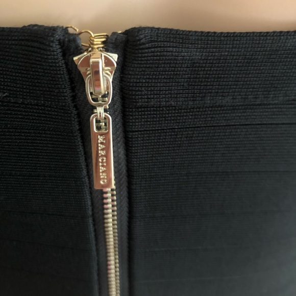 Marciano Black Knit Criss Cross Crop Top - Picture 6 of 12